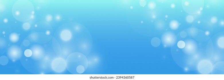 Resumen de la ilustración azul cielo del fondo bokeh. Vector 10 EPS.	
