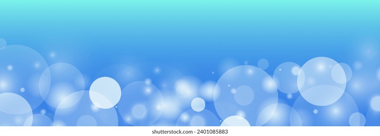 Resumen de la ilustración azul cielo del fondo bokeh. Vector 10 EPS.	
