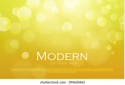 Abstract Bokeh Background. Colorful Design. Vector illustration.