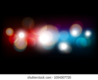 Abstract bokeh background design. Vector illustration.