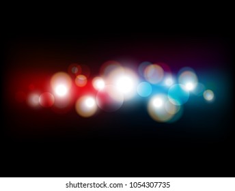 Abstract bokeh background design. Vector illustration.