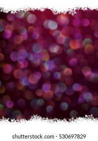 Abstract bokeh background. Festive defocused lights. EPS 10 vector file included