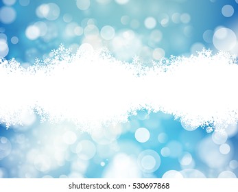 Abstract bokeh background. Festive defocused lights. EPS 10 vector file included