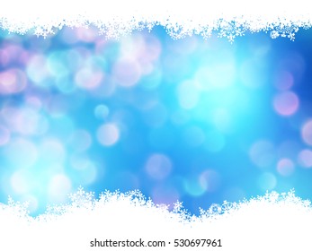 Abstract bokeh background. Festive defocused lights. EPS 10 vector file included
