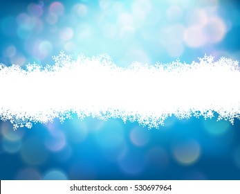 Abstract bokeh background. Festive defocused lights. EPS 10 vector file included