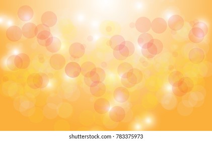 abstract bokeh background. Festive defocused lights.Vector illustration  
Festive gold background for card flyer invitation placard voucher