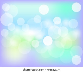 abstract bokeh background. Festive defocused lights.Vector illustration