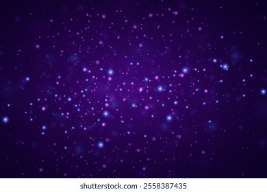 Abstract bokeh background light light effect. Shiny effect of dust particles and light fog.