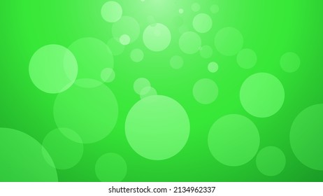 Abstract bokeh background light green color with soft light background vector illustration.