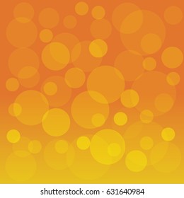 Abstract bokeh background pattern with red, orange and yellow colors - Eps10 vector graphics and illustration