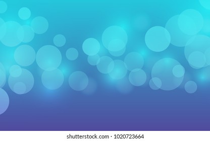 Abstract bokeh background template illustration. Vector 10 EPS.
