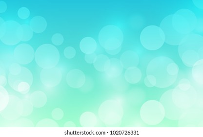 Abstract bokeh background template illustration. Vector 10 EPS.