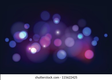 Abstract bokeh background. Vector illustration