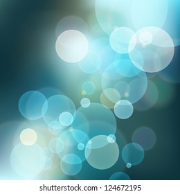 Abstract bokeh background, vector illustration with clipping mask