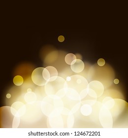 Abstract bokeh background, vector illustration