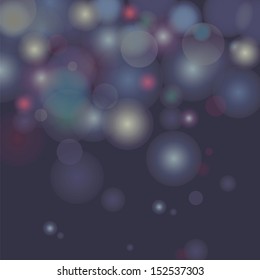 Abstract bokeh background. Vector illustration