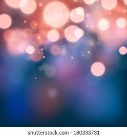 Abstract bokeh background. Vector illustration