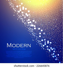 Abstract bokeh background. Vector illustration
