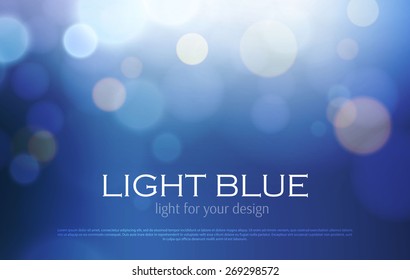 Abstract bokeh background. Vector illustration