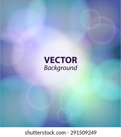 abstract bokeh background. Vector illustration.