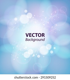 abstract bokeh background. Vector illustration.