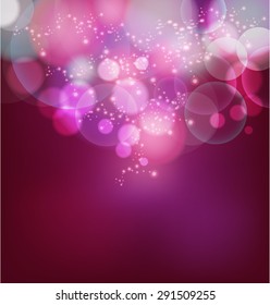 abstract bokeh background. Vector illustration.