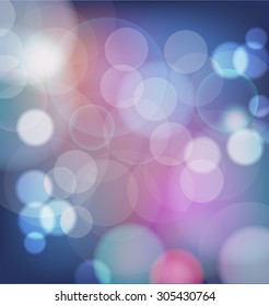 abstract bokeh background. Vector illustration.