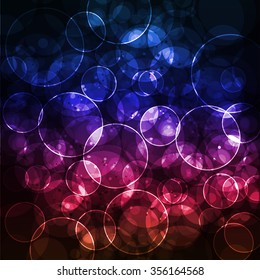Abstract bokeh background. Vector illustration.
