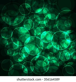 Abstract bokeh background. Vector illustration.