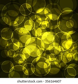 Abstract bokeh background. Vector illustration.