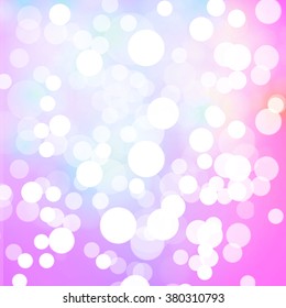 Abstract  bokeh background. Vector illustration