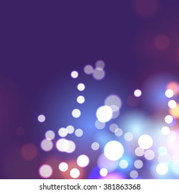 Abstract  bokeh background. Vector illustration