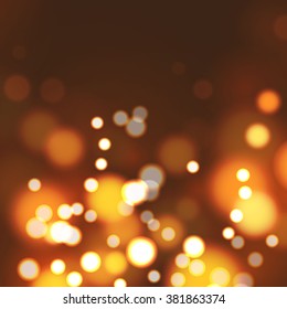 Abstract  bokeh background. Vector illustration
