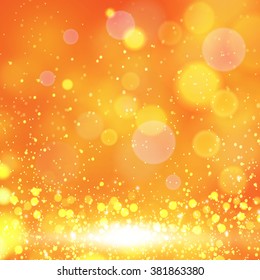 Abstract  bokeh background. Vector illustration