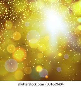 Abstract  bokeh background. Vector illustration