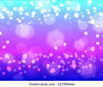 Abstract bokeh background. Vector illustration