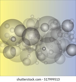 Abstract Bokeh background, vector illustration.