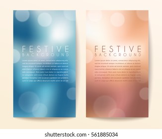 Abstract Bokeh Background : Vector Illustration