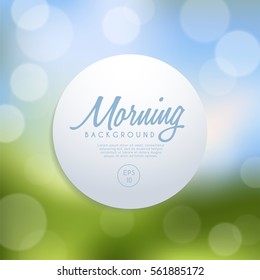 Abstract Bokeh Background : Vector Illustration