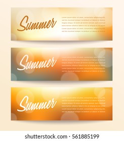 Abstract Bokeh Background : Vector Illustration