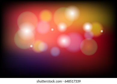 Abstract Bokeh Background, Vector Illustration