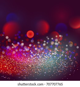Abstract bokeh background, vector illustration