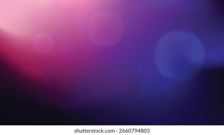 Abstract Bokeh Background with Vibrant Purple and Blue Hues