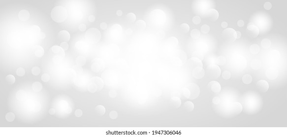 Abstract. bokeh blur light on white background. vector.