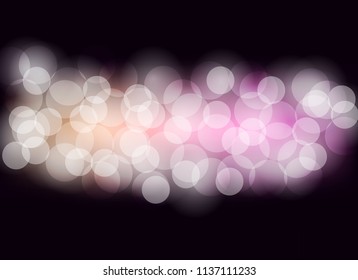 Abstract  bokeh blurred background. Vector design