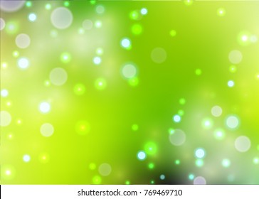 Abstract Bokeh blurred color light can use background