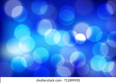 Abstract bokeh, blurred, colorful circles