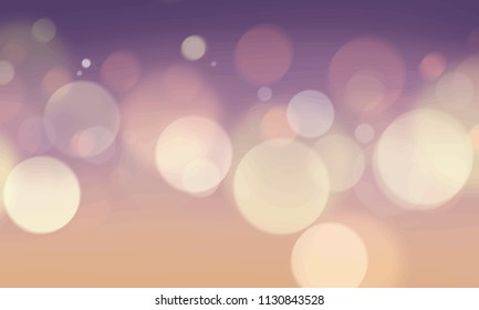 Abstract bokeh blurred lights wallpaper