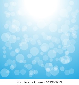 Abstract Bokeh Circle Light Background
