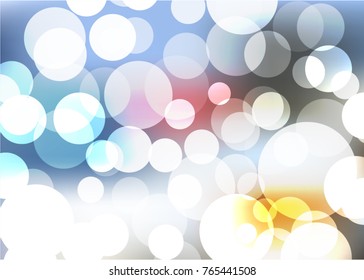 abstract bokeh circles